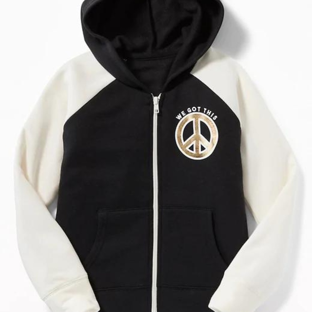 Color-Blocked "We Got This" Raglan Zip Hoodie - Picture 1 of 3